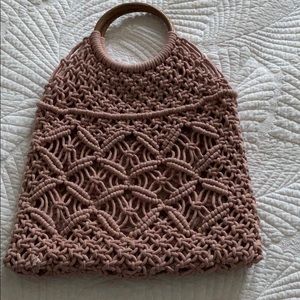 Crochet handbag
